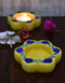 Blue Pottery T-Holder Set Of 2 Pcs.